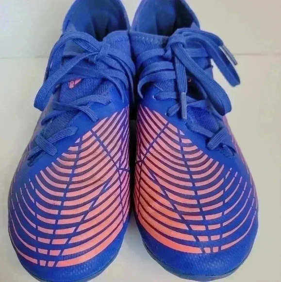 Adidas Predator Edge.3 Sz 5.5 FG Blue Youth Soccer Football Cleats GW2361 - Picture 7 of 14